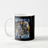 You Purr Kitten I'll Roar Cool Funny Alpha Wolf Me Koffiemok (Links)