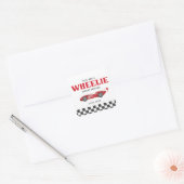 You’re a Wheelie Great Friend Valentine Vierkante Sticker (Envelop)