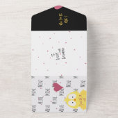 You’re Eggcellent! Funny Chicken Pun Proposal Card All In One Uitnodiging (Buitenkant)