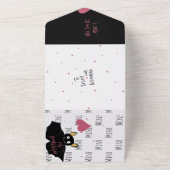 You’re Fangtastic! Fun Funny Bat Pun Proposal Card All In One Uitnodiging (Buitenkant)