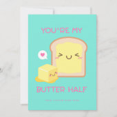 You’re My Butter Half - Schattigee Pun Kaart (Voorkant)