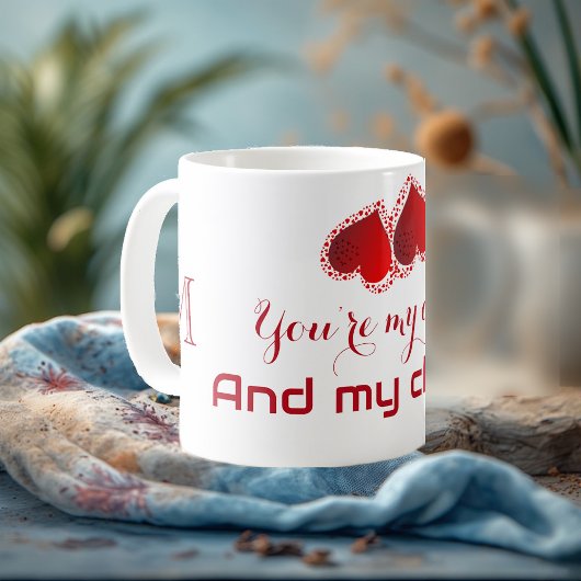 You’re my calm and my chaos Sweetheart Monogram  Koffiemok