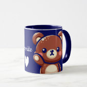 You’re My Favorite – Cute Teddy Bear Mug Mok (Voorkant rechts)