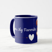 You’re My Favorite – Cute Teddy Bear Mug Mok (Voorkant links)