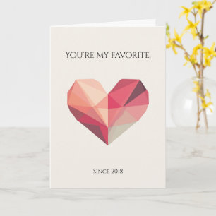 You’re My Favorite Valentine Card Kaart