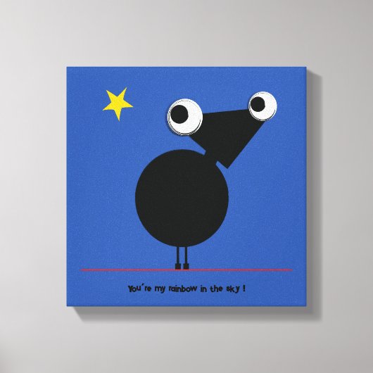 You’re My Rainbow In The Sky beroemd gemaakt door Canvas Afdruk (Voorkant)