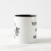 You’re on mute” Home Office Survival Mug Tweekleurige Koffiemok (Center)
