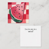 You’re One in a Melon Notitiekaartje (Voorkant / Achterkant)
