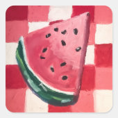 You’re One in a Melon Vierkante Sticker (Voorkant)