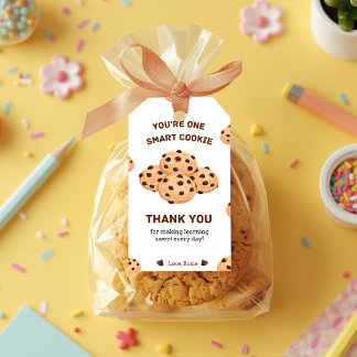 You’re One Smart Cookie Teacher Appreciation Cadeaulabel