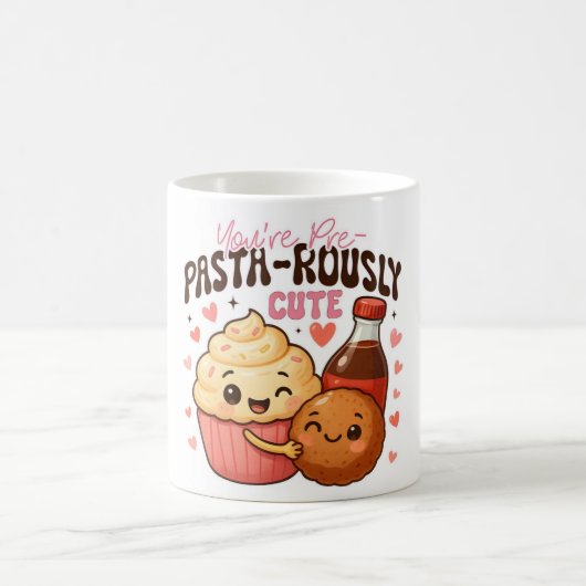 You’re Pre-Pasta-rously Cute Mug  Koffiemok (Center)