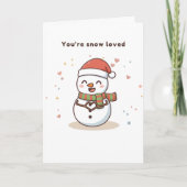 You’re Snow Loved Cute Puchi Dōshi Card Kaart (Voorkant)