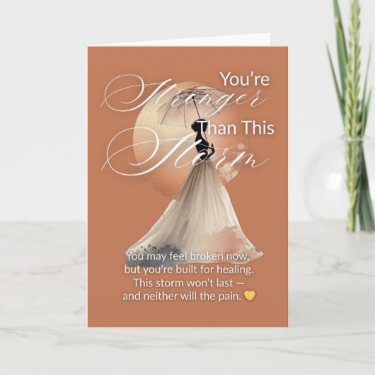You’re Stronger Than This Storm | Greeting Card Kaart (Voorkant)