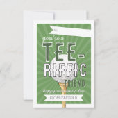 You’re Tee-rific Golf Valentine Classroom Card Kaart (Voorkant)
