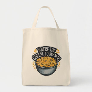 You’re The Cheese to My Mac beroemd gemaakt door F Tote Bag