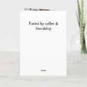 You’re the Reason I Survive Mondays – Funny Office Kaart (Achterkant)