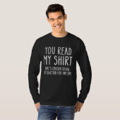 You Read My That's Enough Social Interaction One D T-shirt (Voorkant volledig)