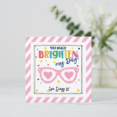 you Really Brighten My Day Valentine Feestdagenkaart (Staand voorkant)