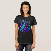 You Ribbon Bird Suicide Prevention Awareness  T-shirt (Voorkant volledig)