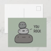 You Rock Briefkaart (Voorkant / Achterkant)