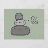 You Rock Briefkaart (Voorkant)