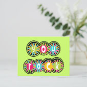 You Rock Briefkaart (Staand voorkant)