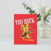 You Rock Briefkaart (Staand voorkant)