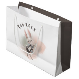 You Rock Bunny Gift Bag Groot Cadeauzakje