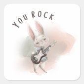 You Rock Bunny Sticker (Voorkant)