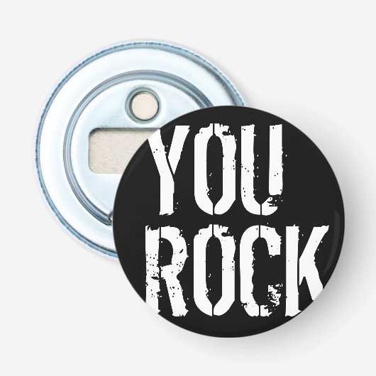 You Rock - Button Flesopener (Voorkant)