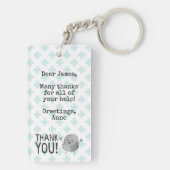 You rock! dank je schattige rock voor rockers Sleu Sleutelhanger (achterkant)