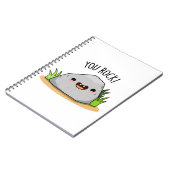 You Rock Funny Rock Geology Pun Notitieboek (Linkerzijde)