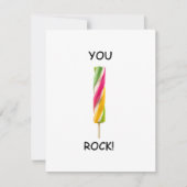 You Rock Funny Valentijnsdag Quotes Kaart (Voorkant)