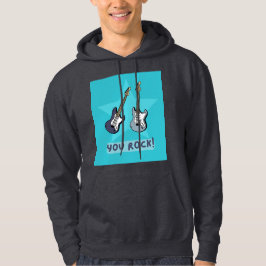 'You rock!' gitaarhoodie voor muziekfans Hoodie