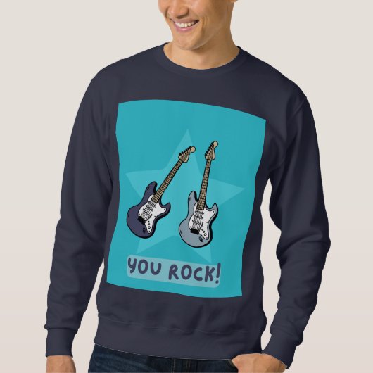 'You rock!' gitaarshirt Trui (Voorkant)