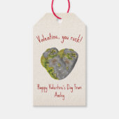 You Rock Heart Kinder Klaslokaal Valentijn Cadeaulabel (Voorkant)
