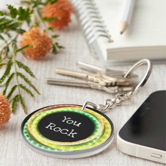 You Rock Hula Hoop Lights Sleutelhanger (Voorkant Rechts)