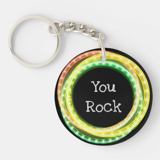 You Rock Hula Hoop Lights Sleutelhanger (Voorkant)