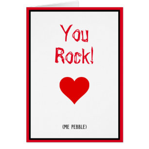 You Rock. Ik heb Pebble. Geologists.
