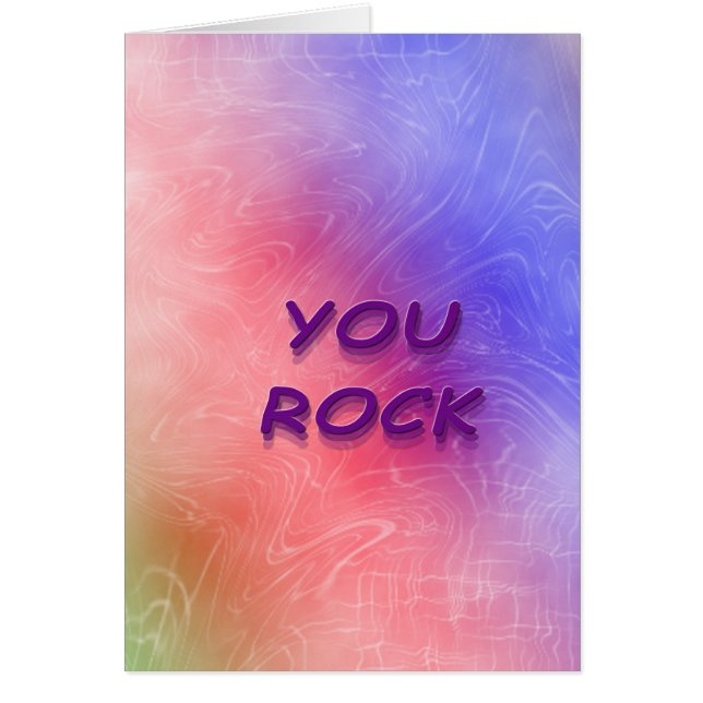 You Rock Kaart (Voorkant)