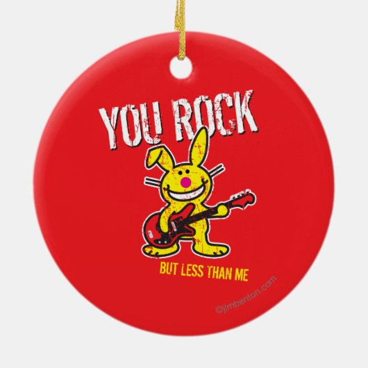 You Rock Keramisch Ornament (Achterkant)