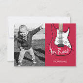 You Rock Kinder klaslokaal Valentijn Fotokaart Kaart (Voorkant)