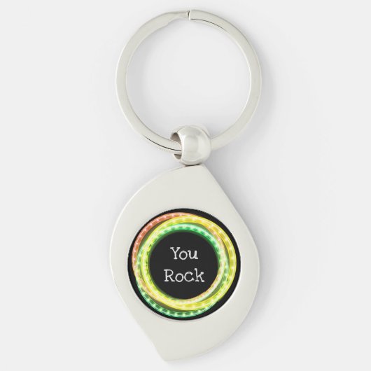 You Rock Lighted Hula Hoops Sleutelhanger (Voorkant)