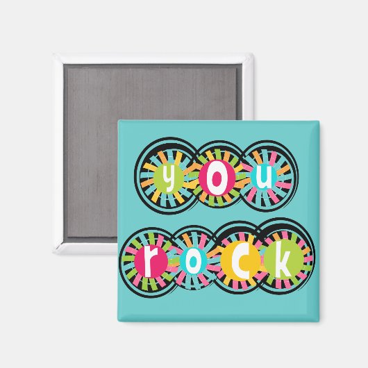You Rock Magneet (Voorkant / Achterkant)