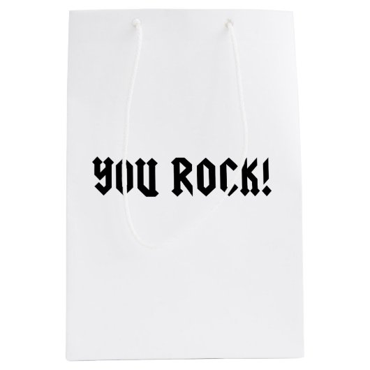 You Rock Medium Cadeauzakje (Voorkant)