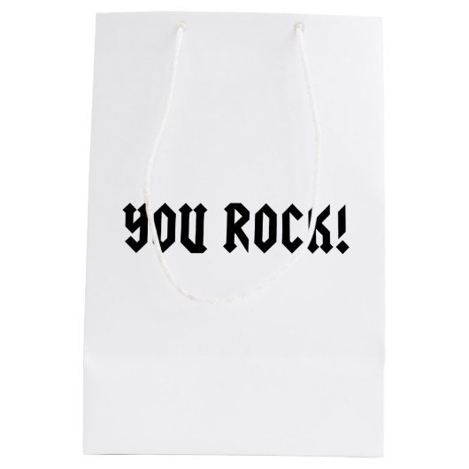 You Rock Medium Cadeauzakje (Achterkant)