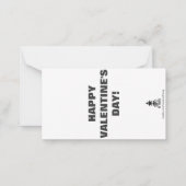 You Rock Mini Valentijn Notitiekaartje (Achterkant)