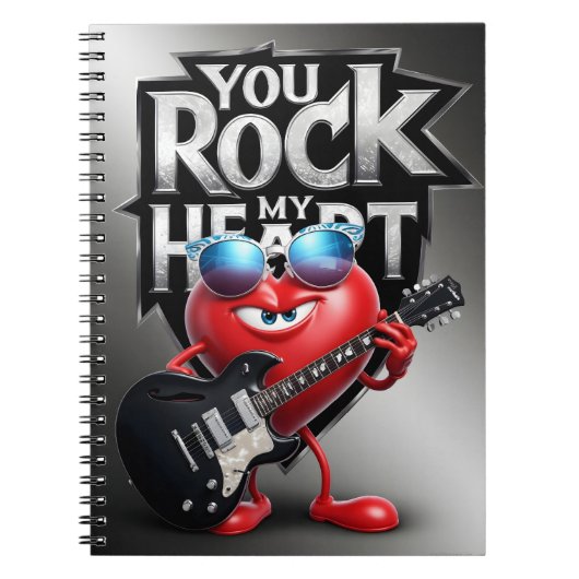 You Rock My Heart Journal – Write in Style Notitieboek (Voorkant)