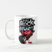You Rock My Heart Mug – Cool Valentine Gift Koffiemok (Links)