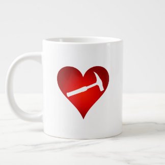 You Rock My World: Rock Hammer Heart Grote Koffiekop